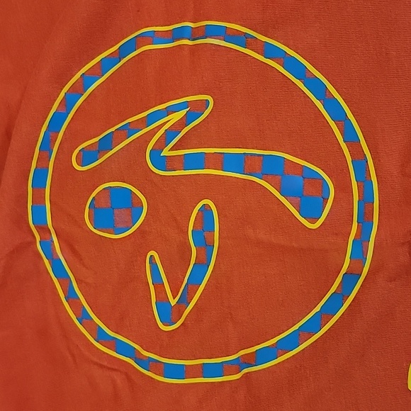 Small Orange and Blue Zumba Tank - Picture 2 of 4